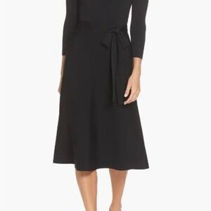 Eliza J Black Long Sleeve Dress